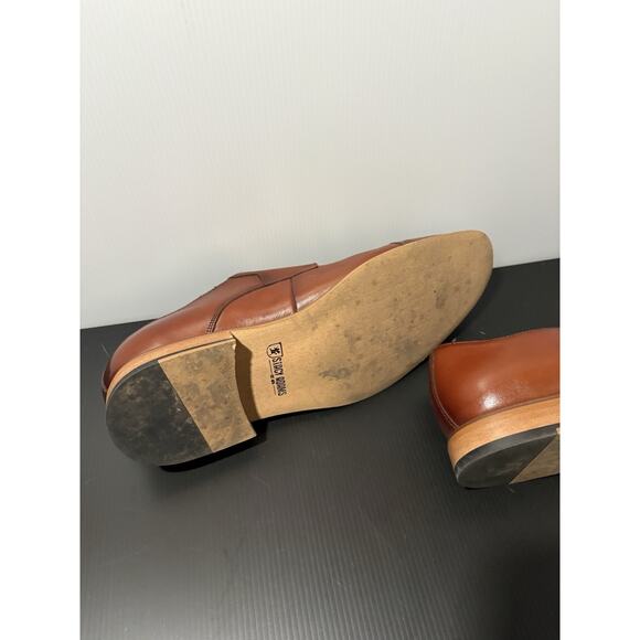 Stacy Adams Shoes Desmond Cap Toe Monk Strap Cognac Men’s Size 12 main image 8